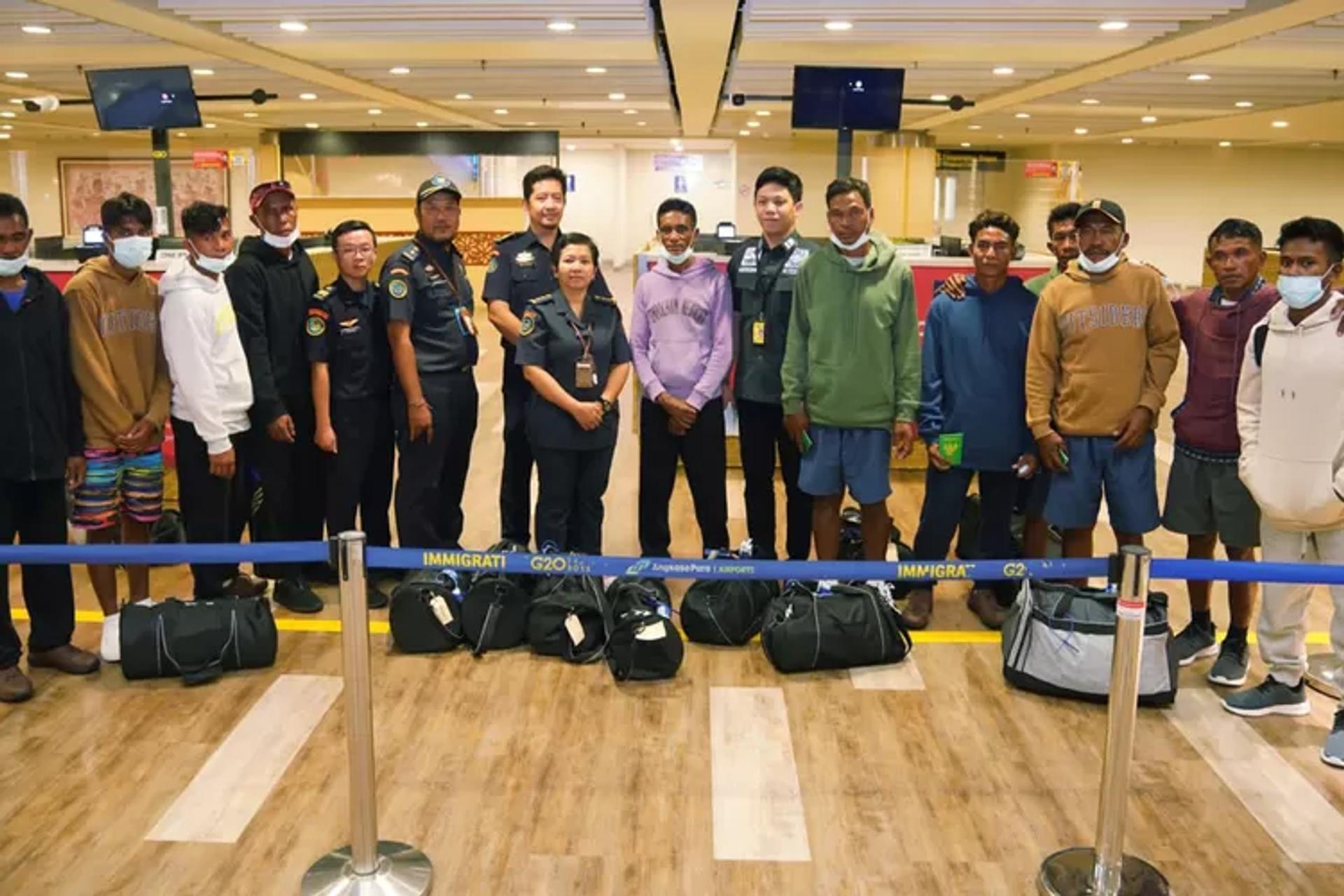 The Survivors from the ordeal returned to Indonesia