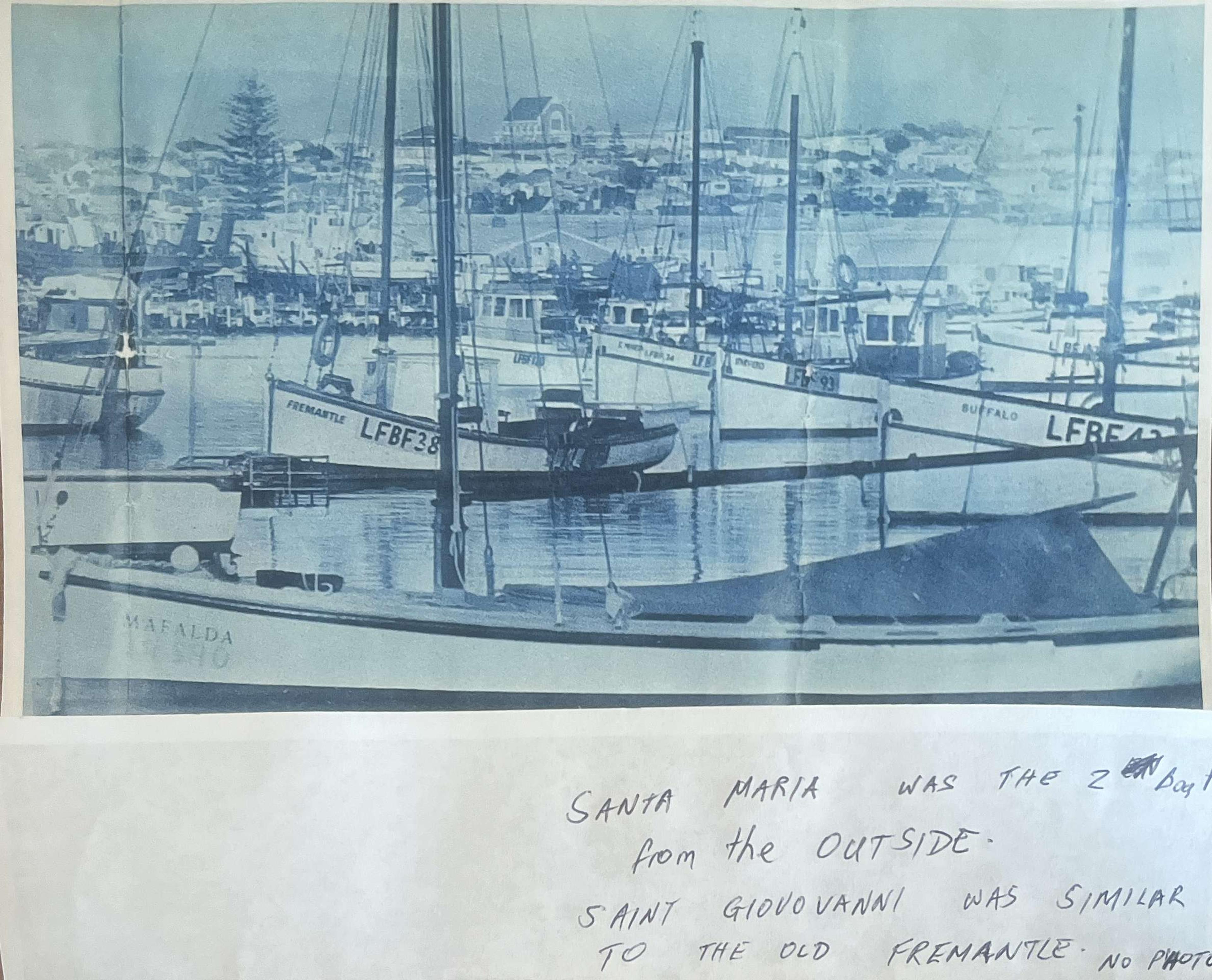 Santa Maria in background