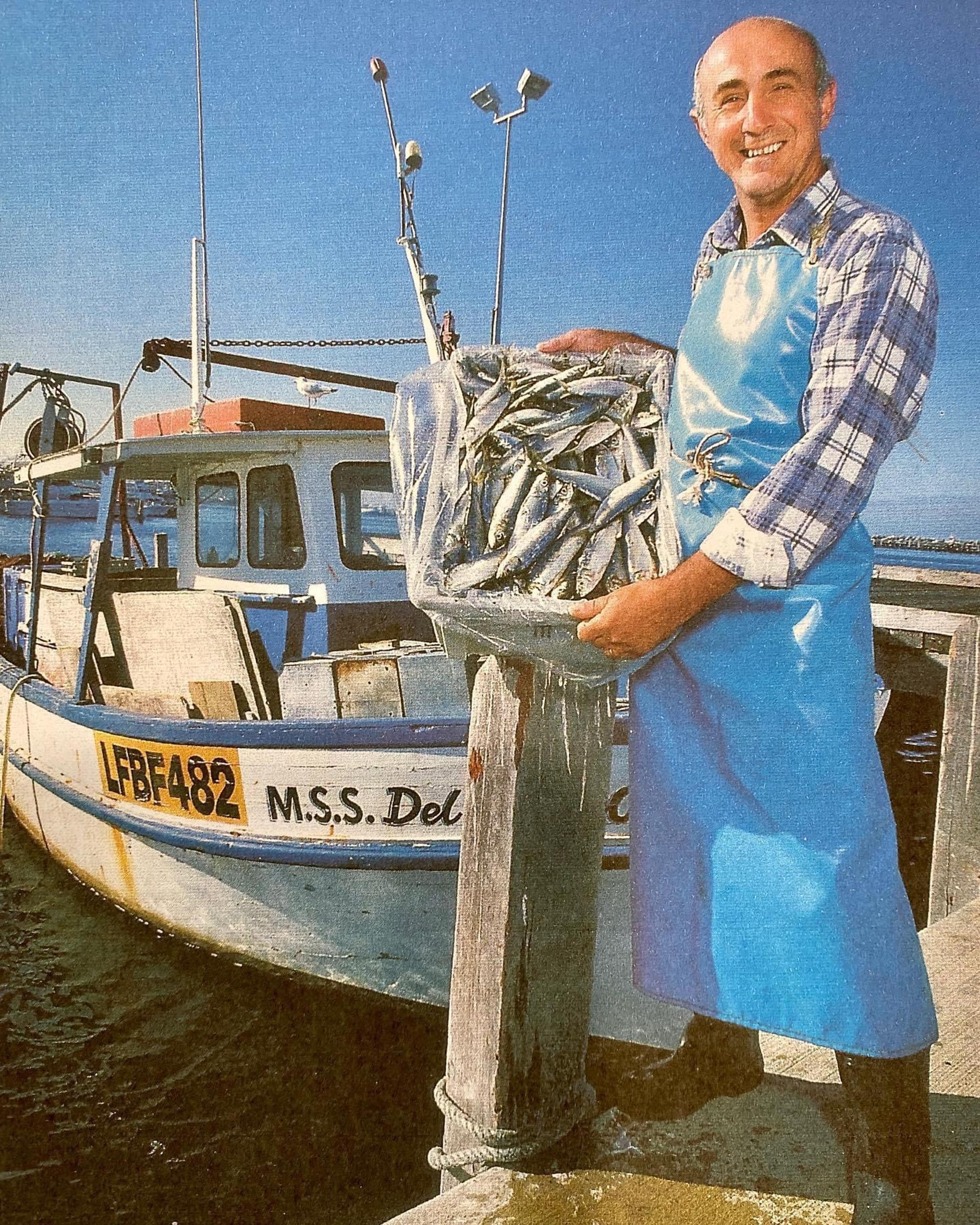 Jim Mendolia the Sardine Man