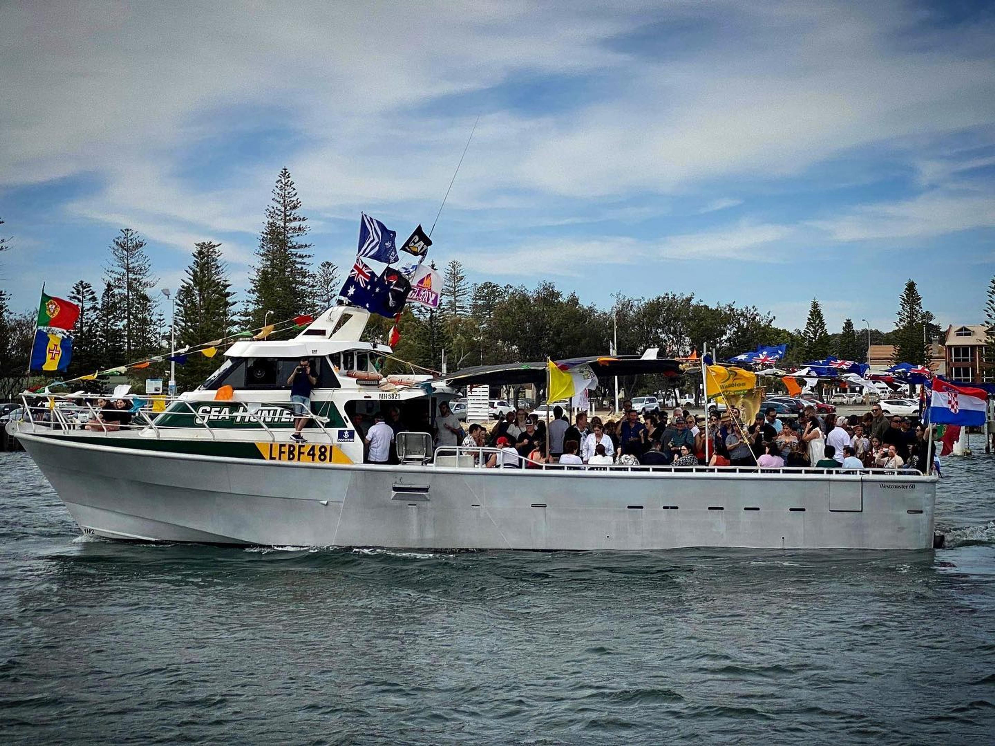 Sea Hunter in the Blessing of the Fleet