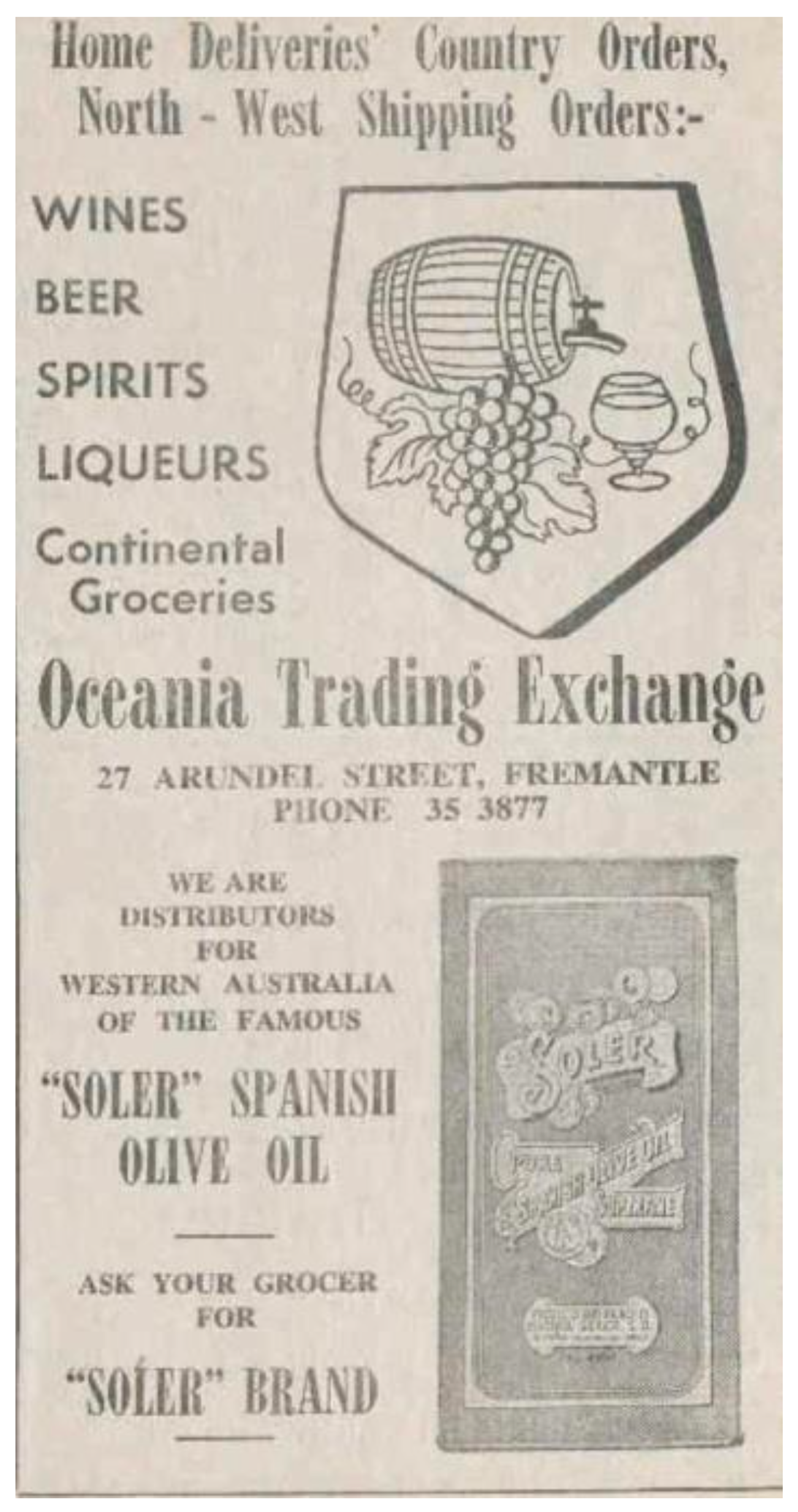 Oceania Trading Exchange Advertisement