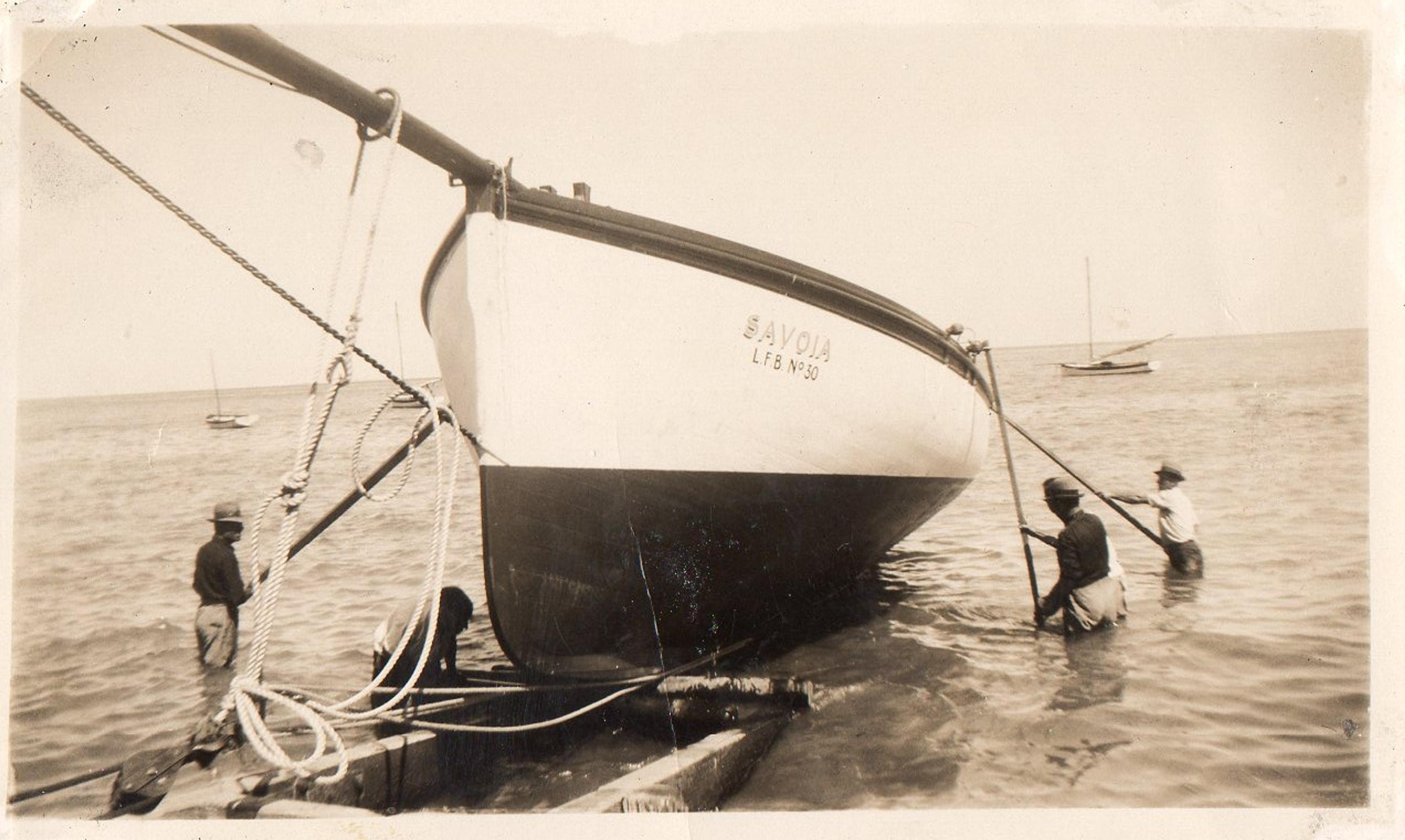 Savoia LFBF 30 Mews bros Jim Jnrs Boat with Calogero Tripi