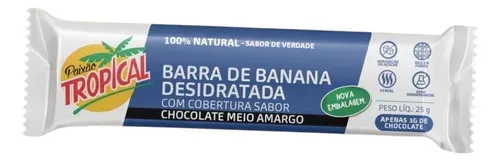 Barrinha de Banana Desidratada