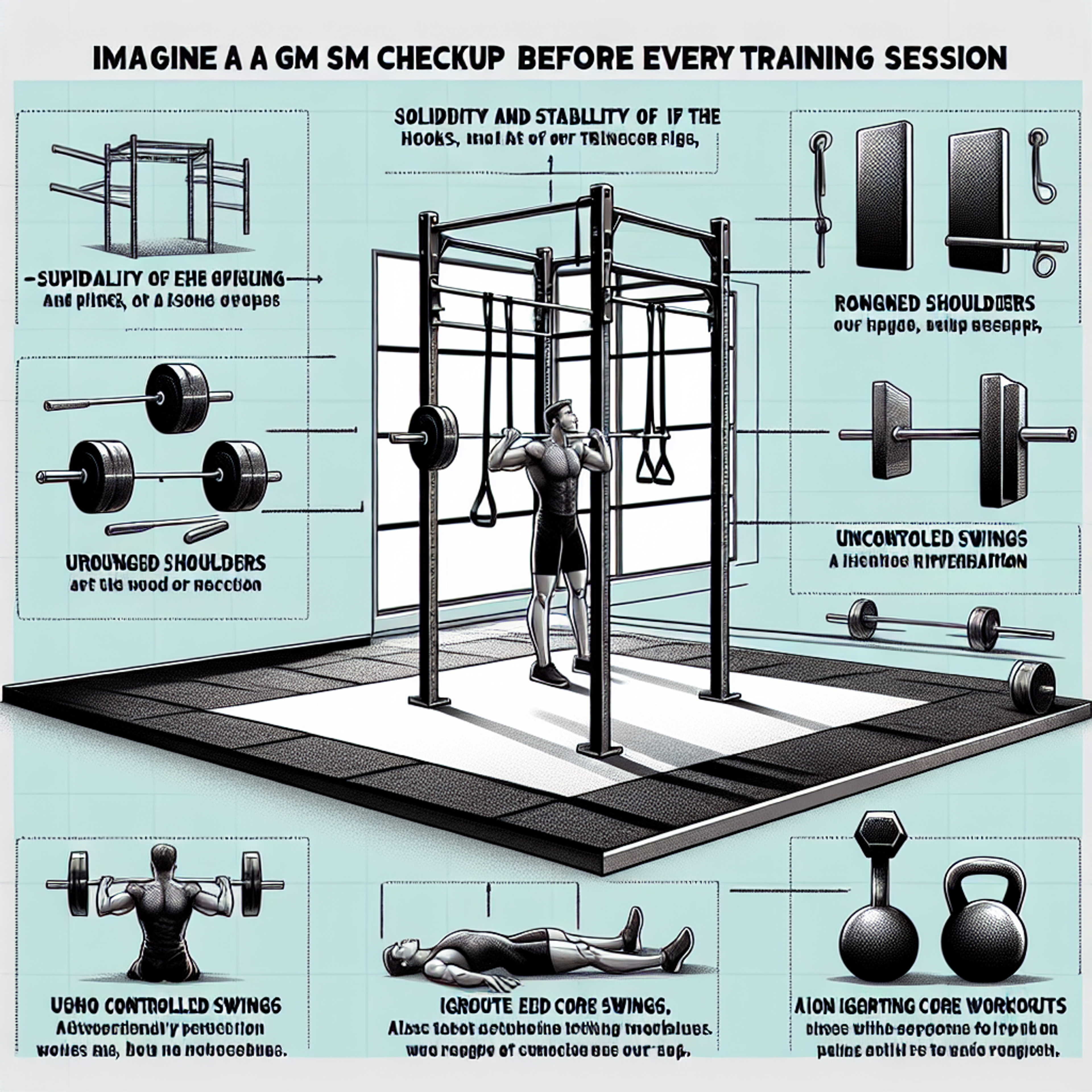 Eine Collage aus drei Bildern mit Athleten an Holzringen: oben eine Frau in weißem Sporttop und schwarzen Shorts, die in einem hellen Fitnessraum an hängenden Ringen eine ruderähnliche Körperposition hält; unten links ein muskulöser Mann in Seitlage, der an Ringen eine L‑Position ausführt; unten rechts die Rückansicht einer Frau im Sporttop, die mit beiden Händen an Ringen hängt vor dunklem Hintergrund.