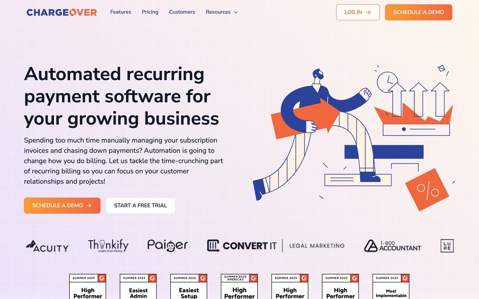 ChargeOver website