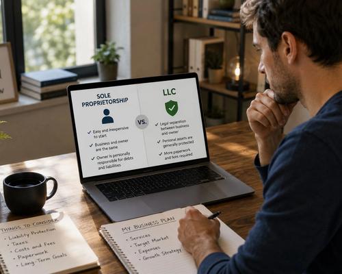 The Difference Between an LLC and a Sole Proprietorship (Explained Simply)