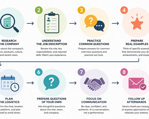 How to Prepare for a Job Interview (Step by Step)