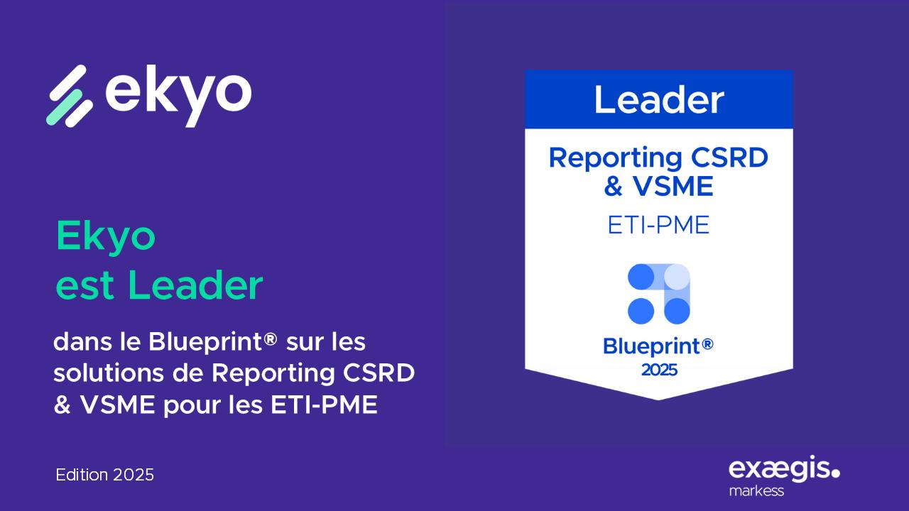 Ekyo est leader des solutions ESG par Exaegis Markess