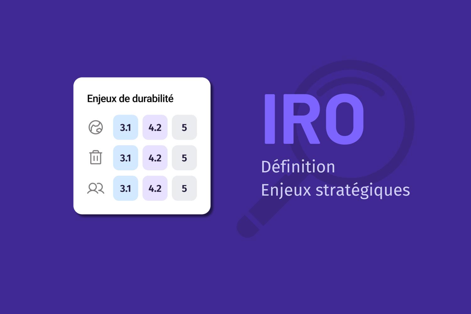 Les IRO dans la CSRD : Définition et Enjeux Stratégiques