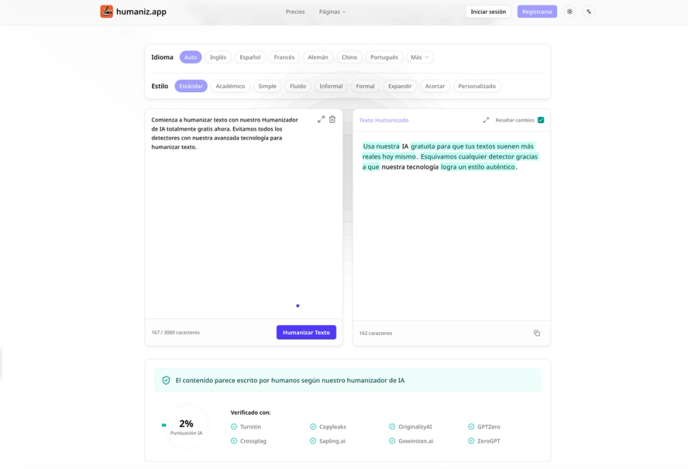 image of humaniz.app