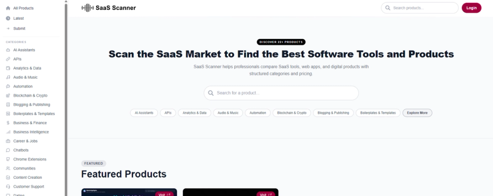 image of SaaS Scanner image of SaaS Scanner