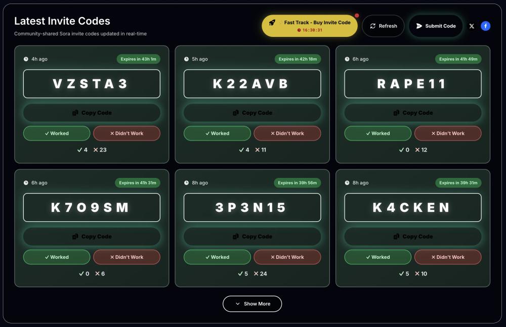 image of Sora Invite Code