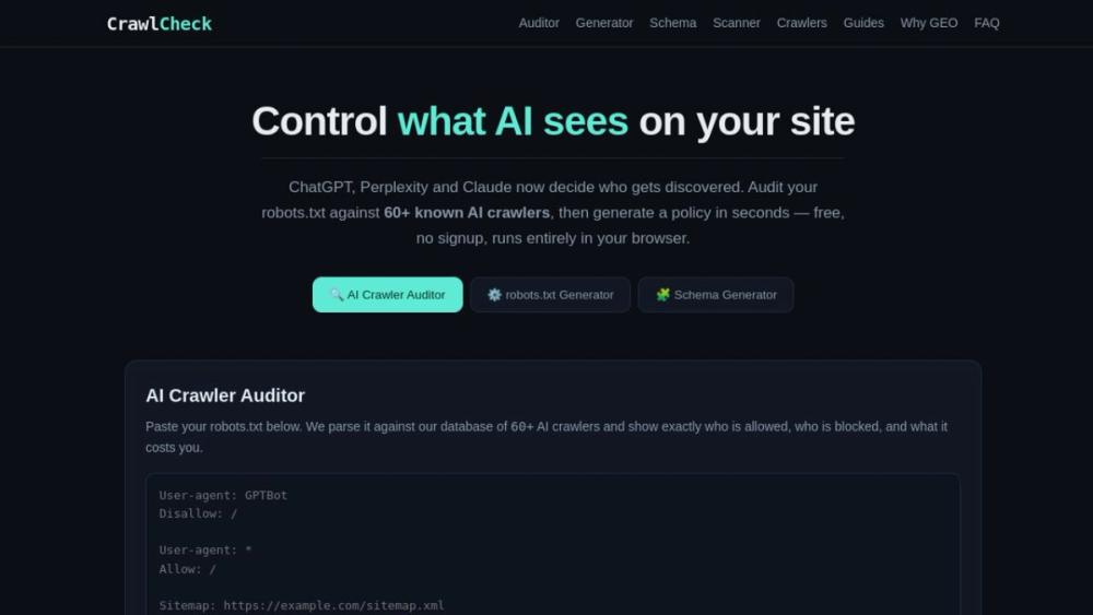 image of CrawlCheck image of CrawlCheck