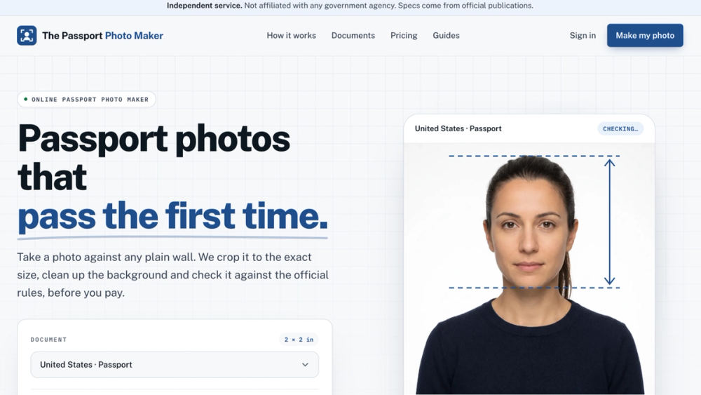 image of The Passport Photo Maker image of The Passport Photo Maker