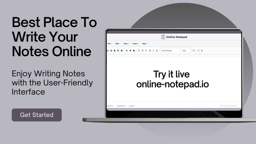 image of Online Notepad