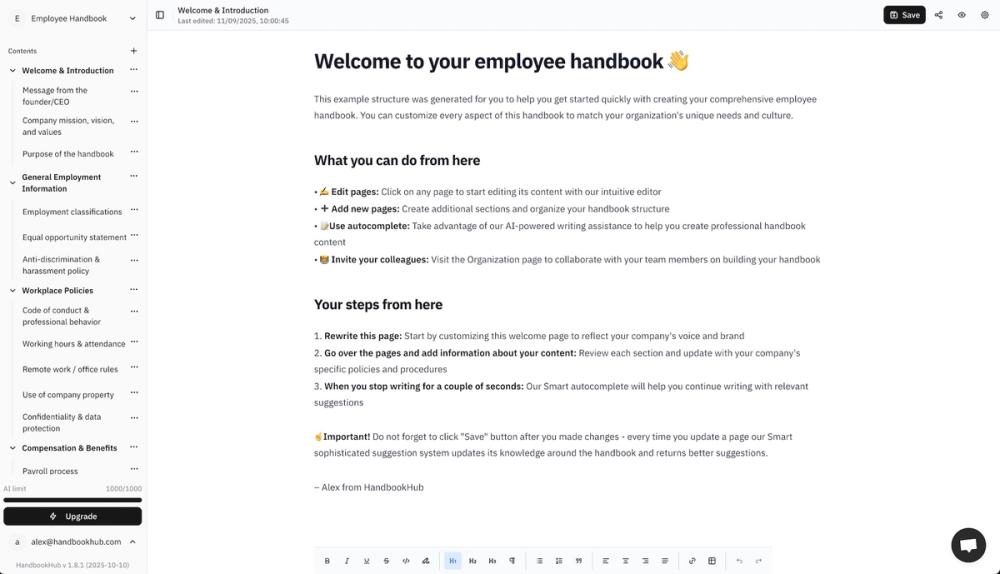 image of HandbookHub - Employee Handbook image of HandbookHub - Employee Handbook
