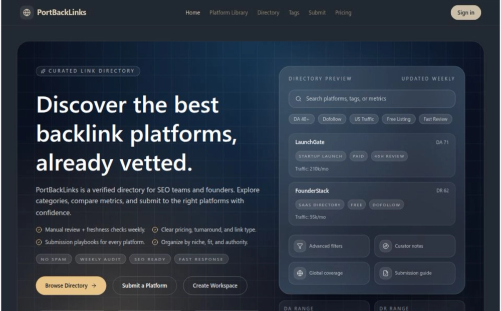 image of PortBackLinks image of PortBackLinks