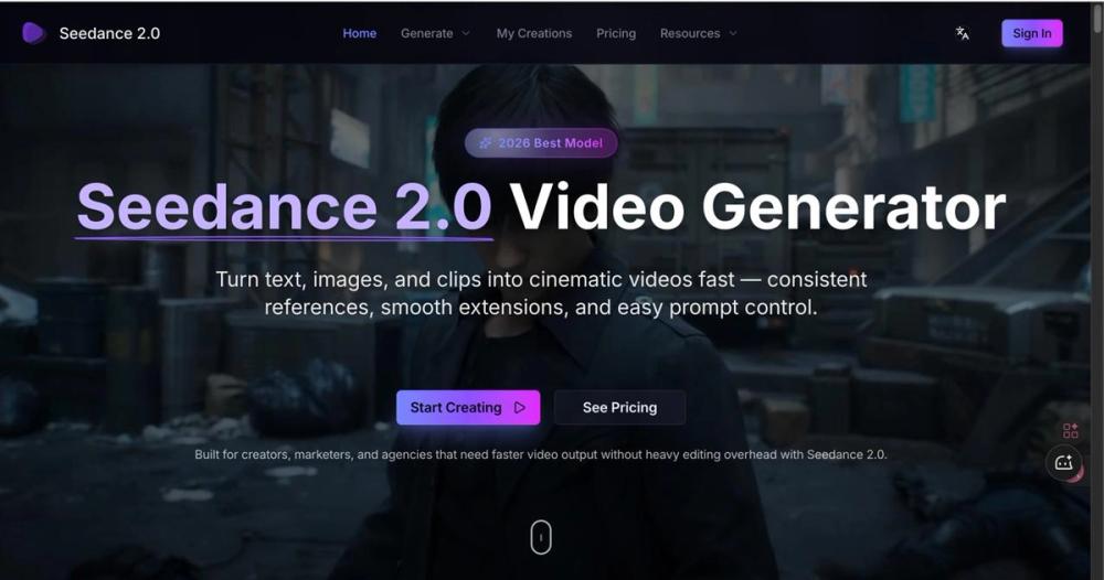image of Seedance 2.0 Video Generator