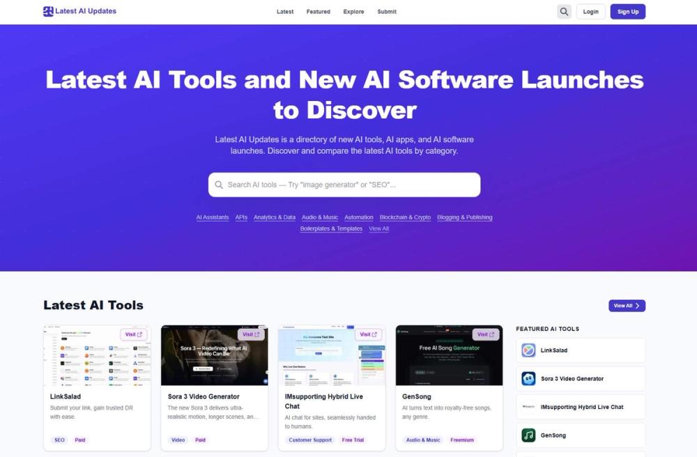 image of Latest AI Updates image of Latest AI Updates