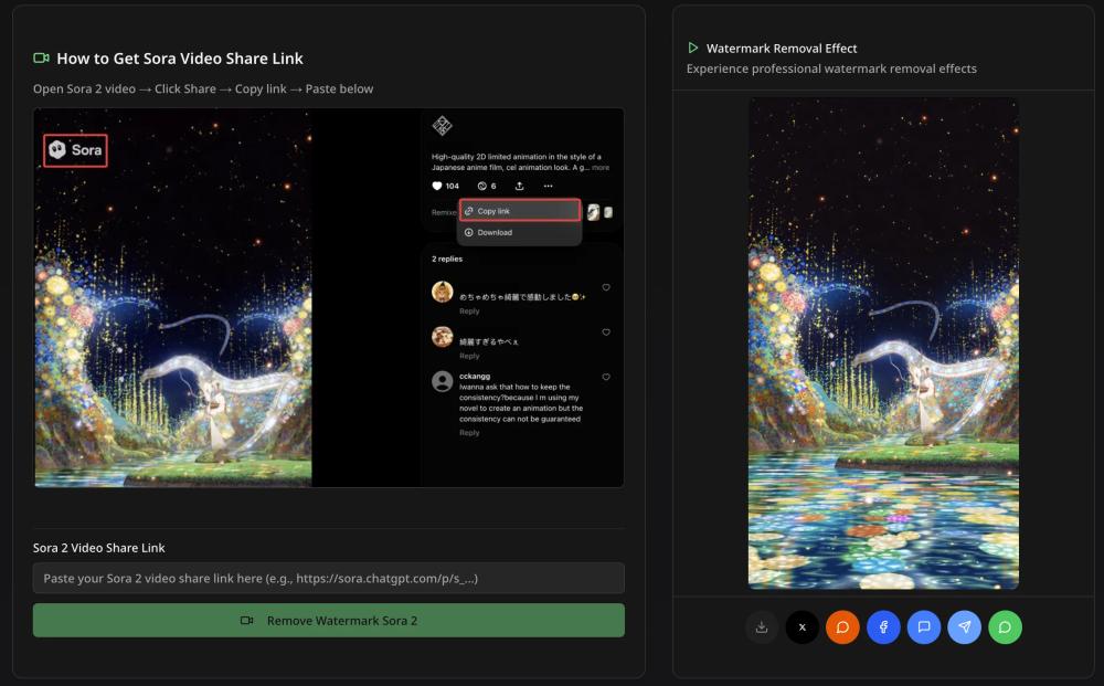 image of NanoPhoto Sora Watermark Remover