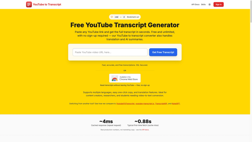 image of GetYouTubeTranscript image of GetYouTubeTranscript