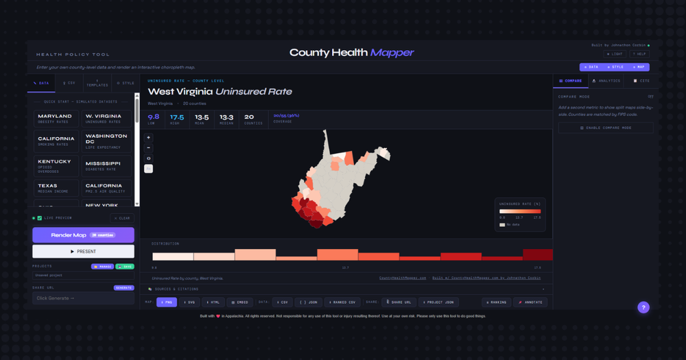 image of Free Public Health Mapping Tool