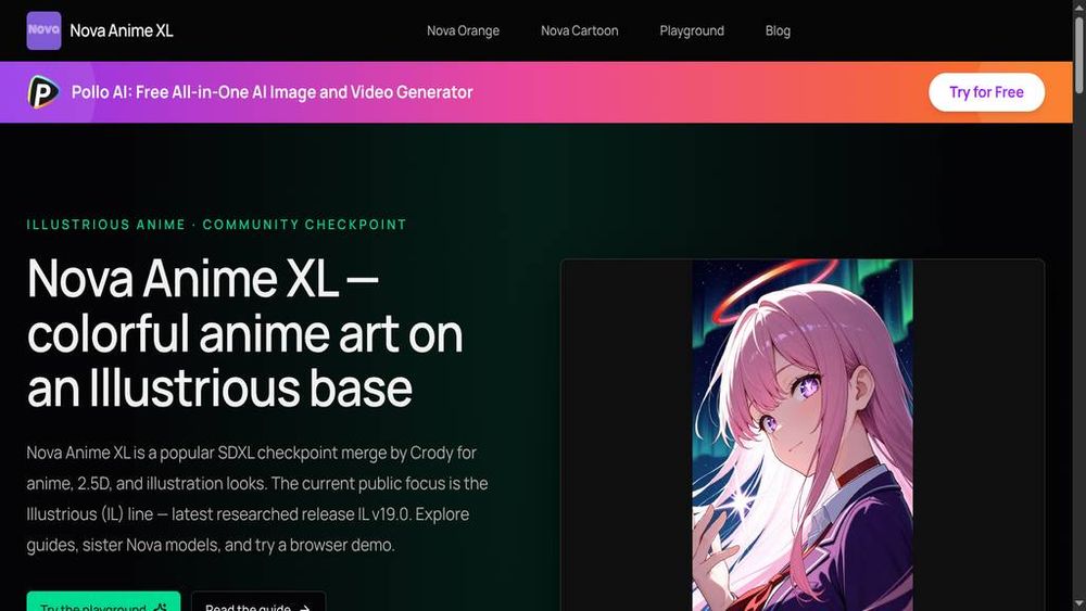 image of Nova Anime XL image of Nova Anime XL
