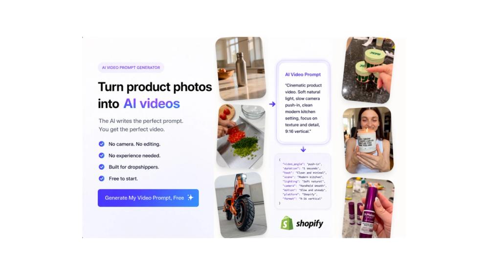 image of Dropshipping Video Prompt Gen. image of Dropshipping Video Prompt Gen.