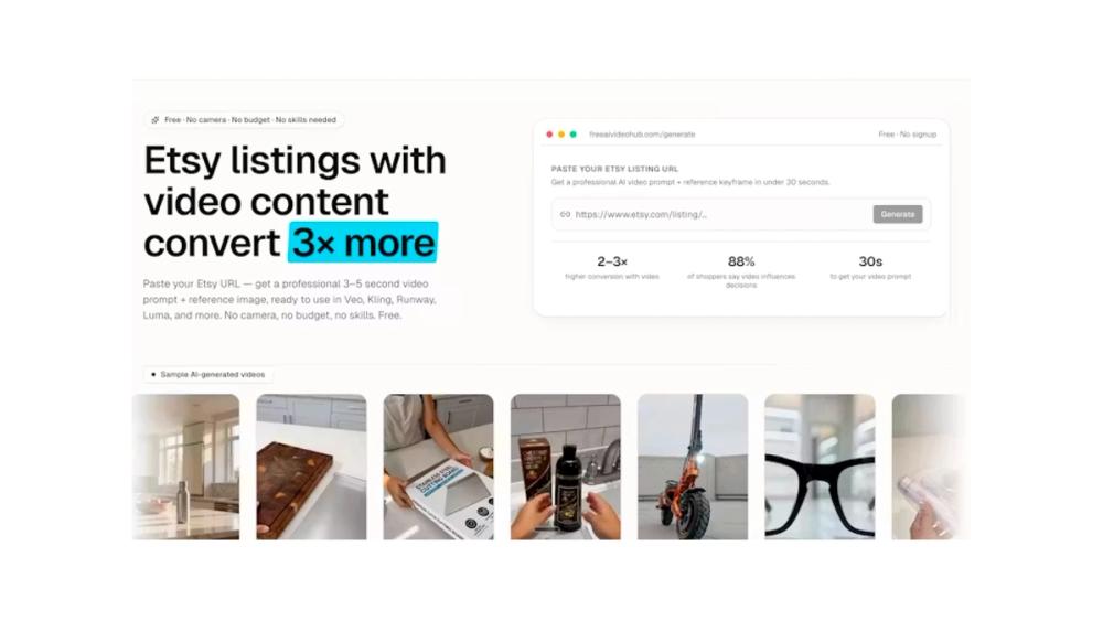 image of Etsy Video Prompt Generator image of Etsy Video Prompt Generator