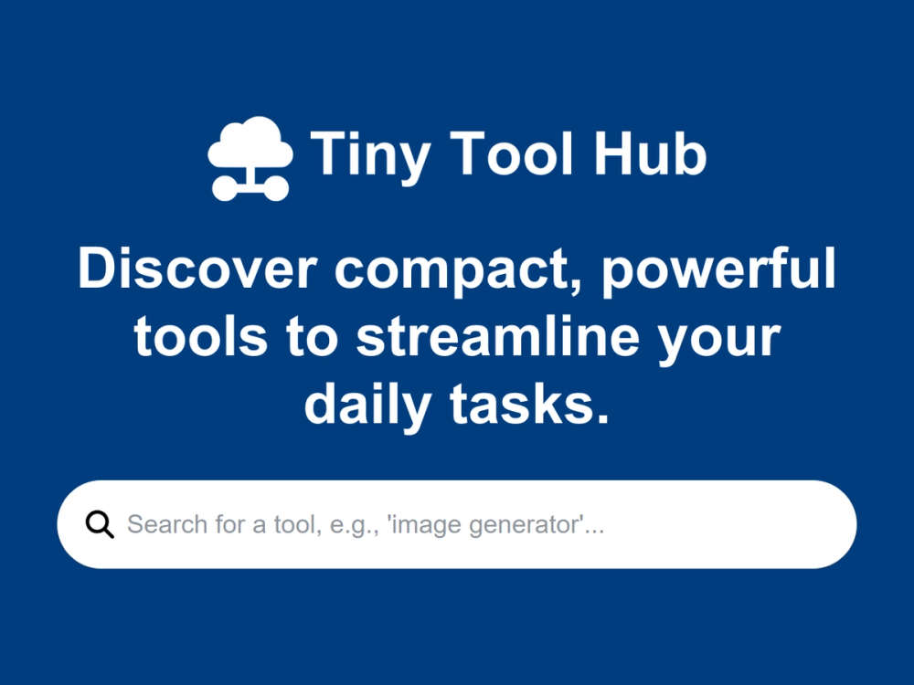 image of Tiny Tool Hub