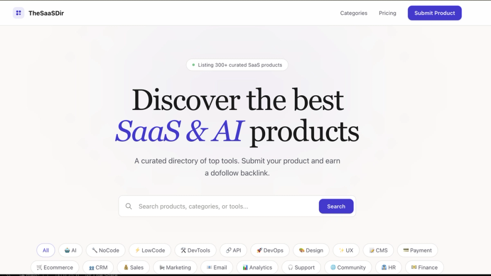 image of TheSaasDir image of TheSaasDir