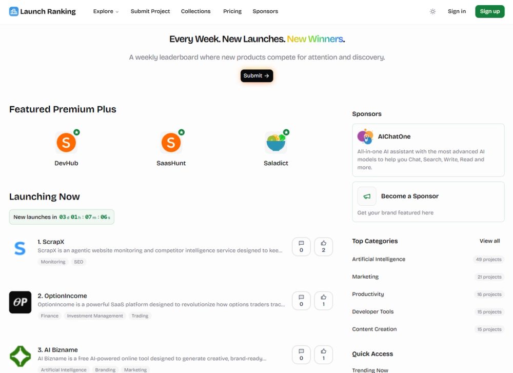 image of LaunchRanking image of LaunchRanking