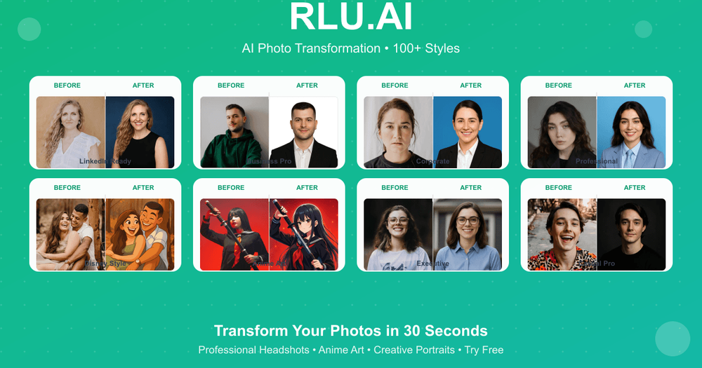 image of RLU.AI - AI Photo Transformer