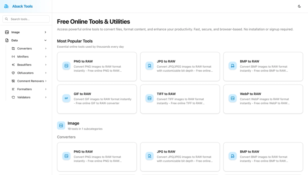 image of Aback Tools image of Aback Tools