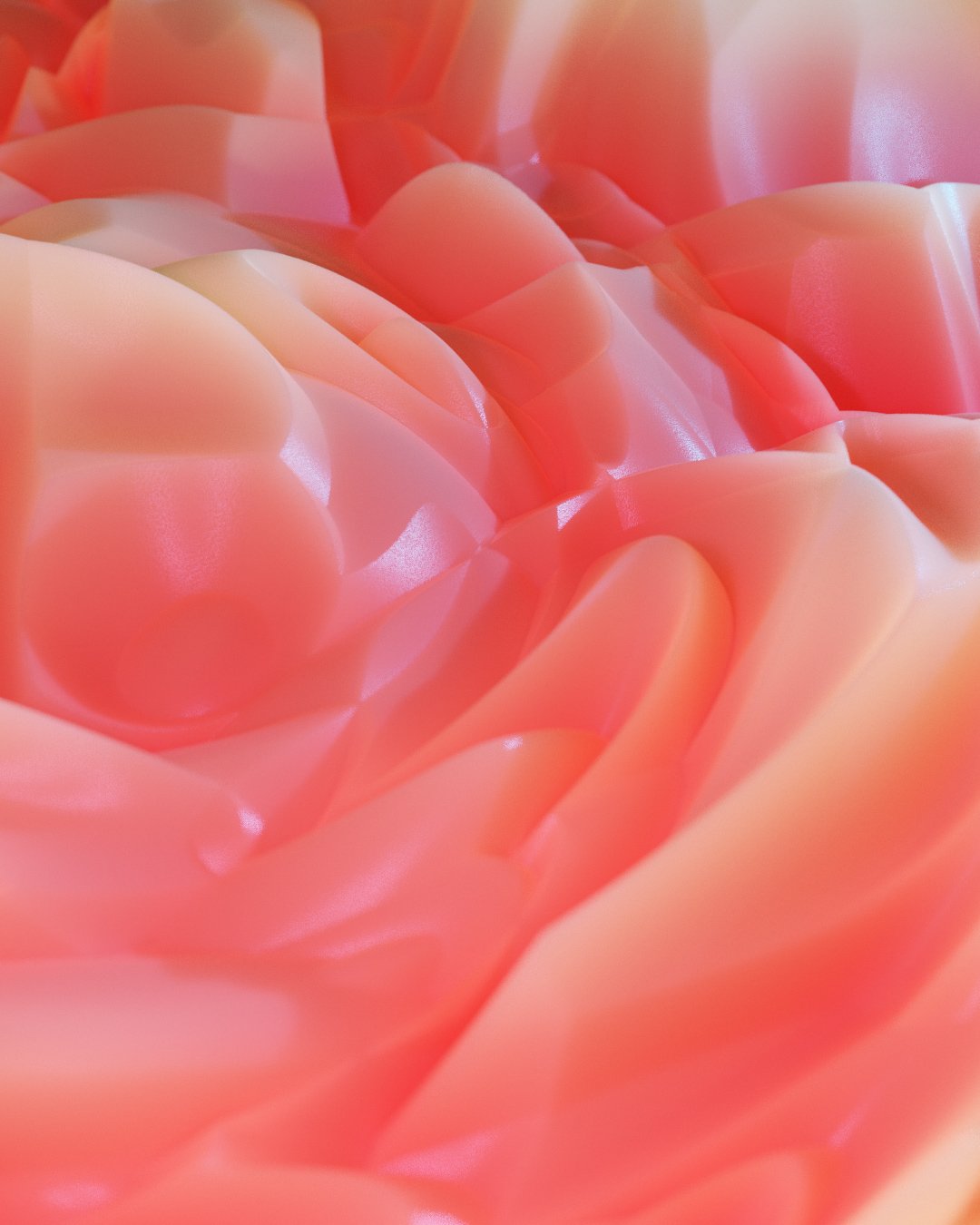 Colorful macro shot of organic forms