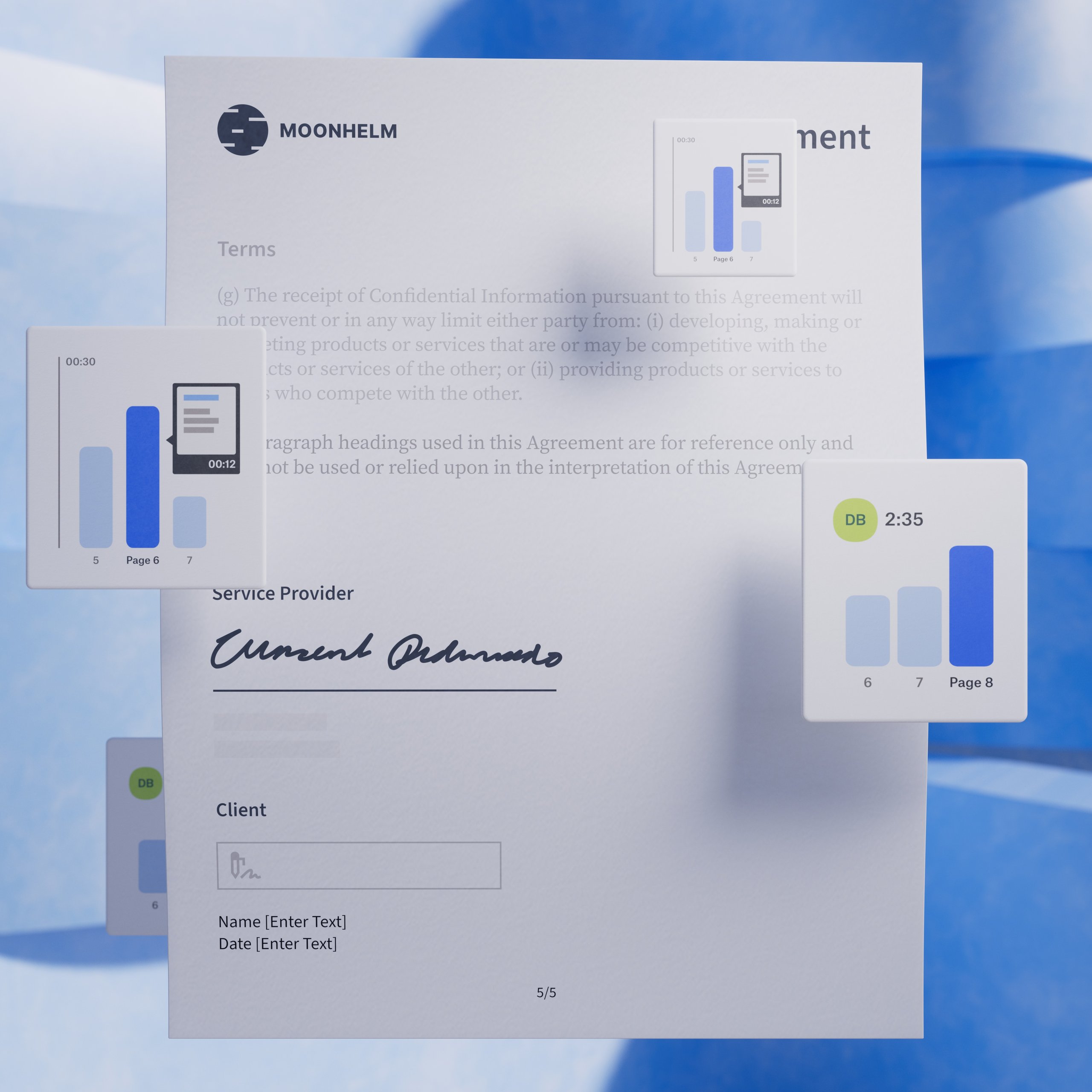 Close up of edit PDF UI elements