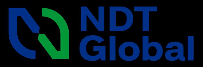 NDT Global logo featuring a blue and green abstract N-shaped symbol.