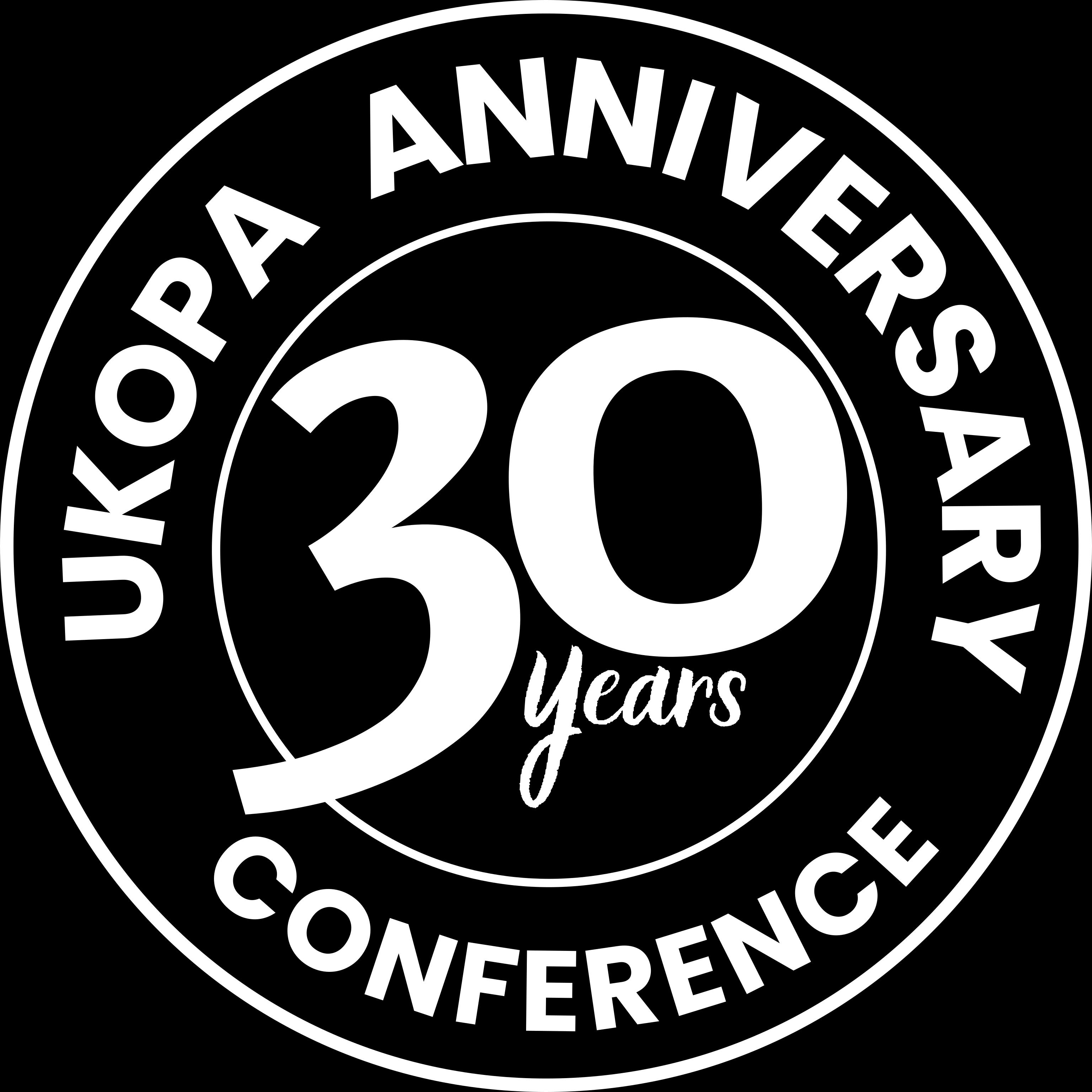 UKOPA 30 Years Anniversary Conference logo.