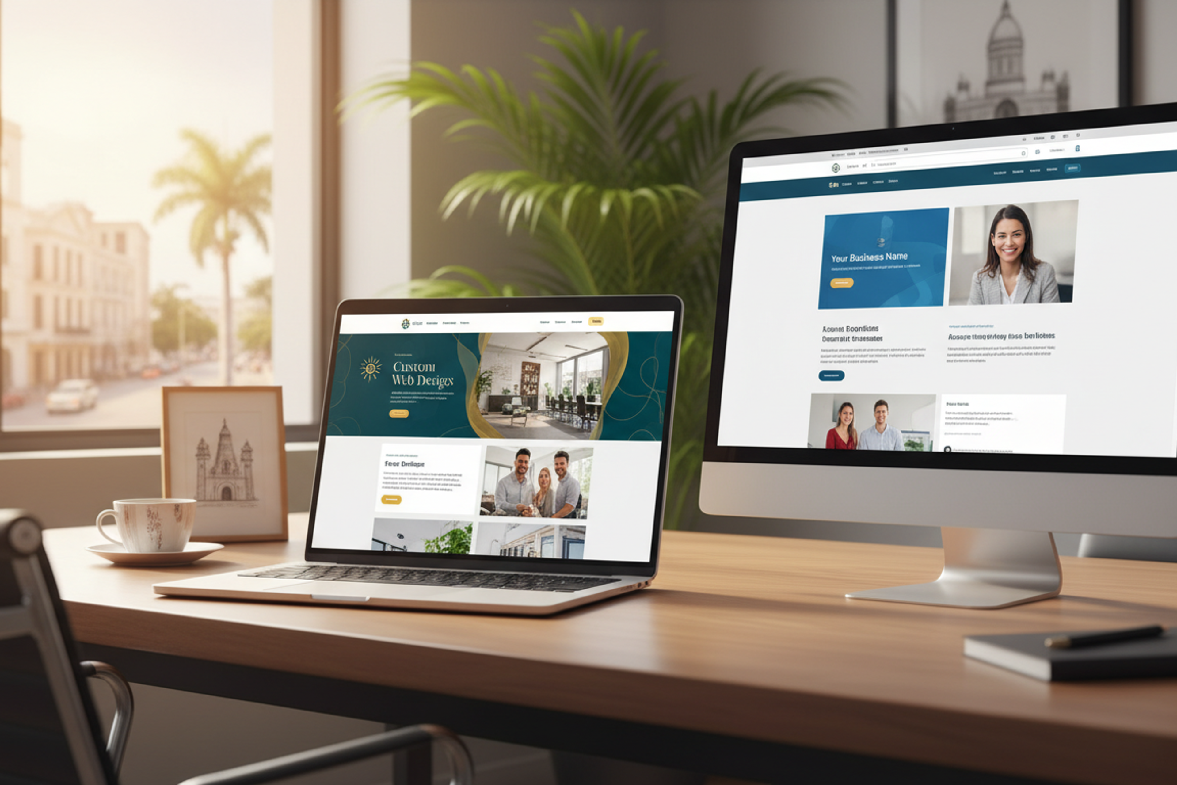 Professional Web Design: Why Dominican Businesses Need More Than Templates