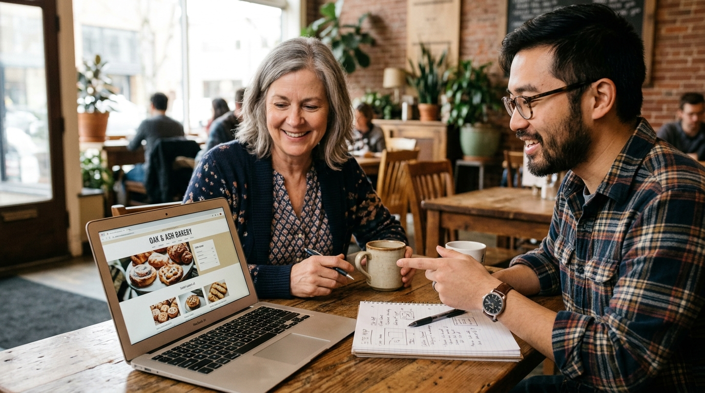 Pasos para Encargar una Página Web para tu Negocio Local