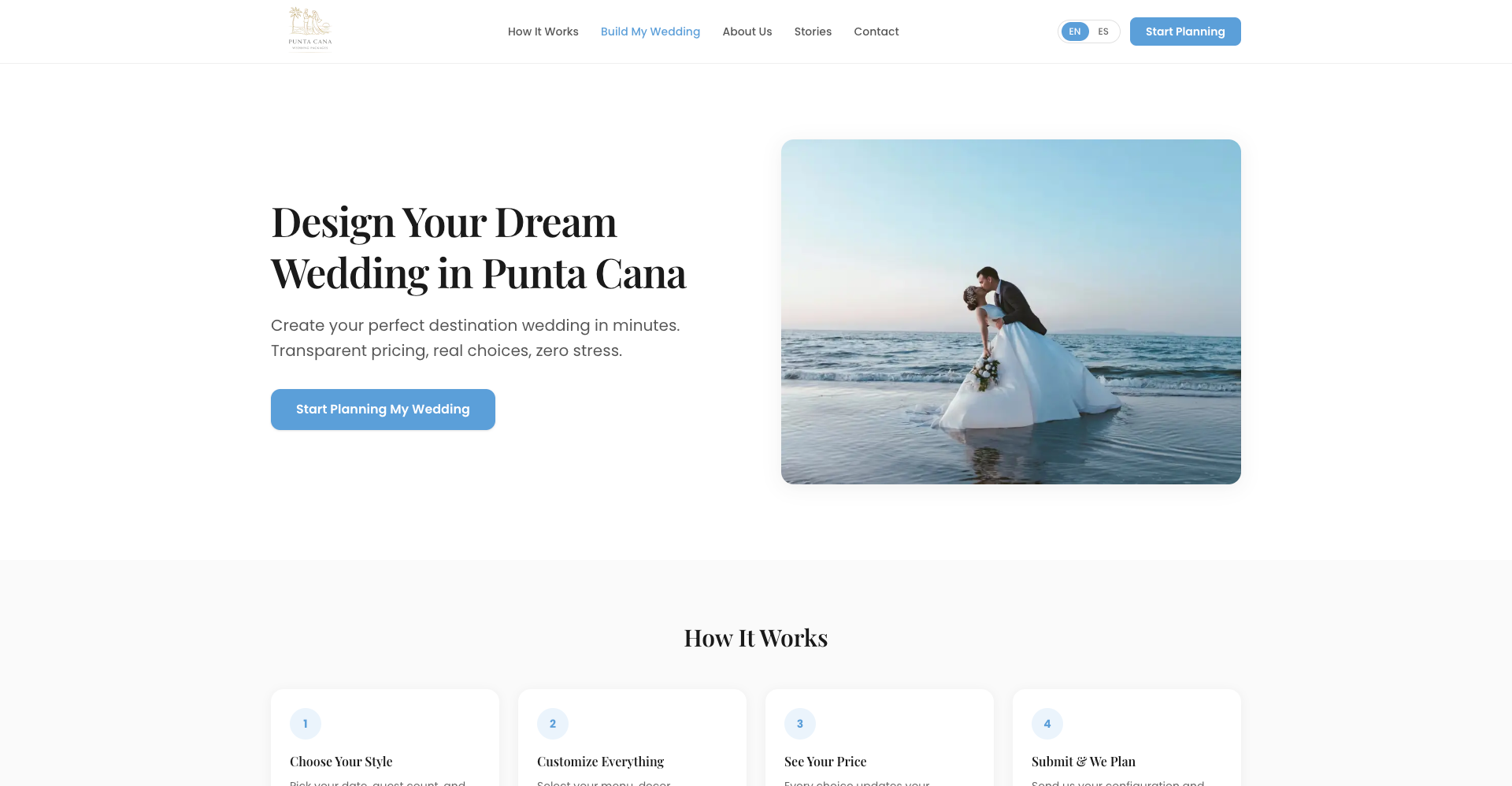 Cómo Construimos una Calculadora de Paquetes de Boda en Tiempo Real que Convierte Visitantes en Leads Calificados en 10 Minutos