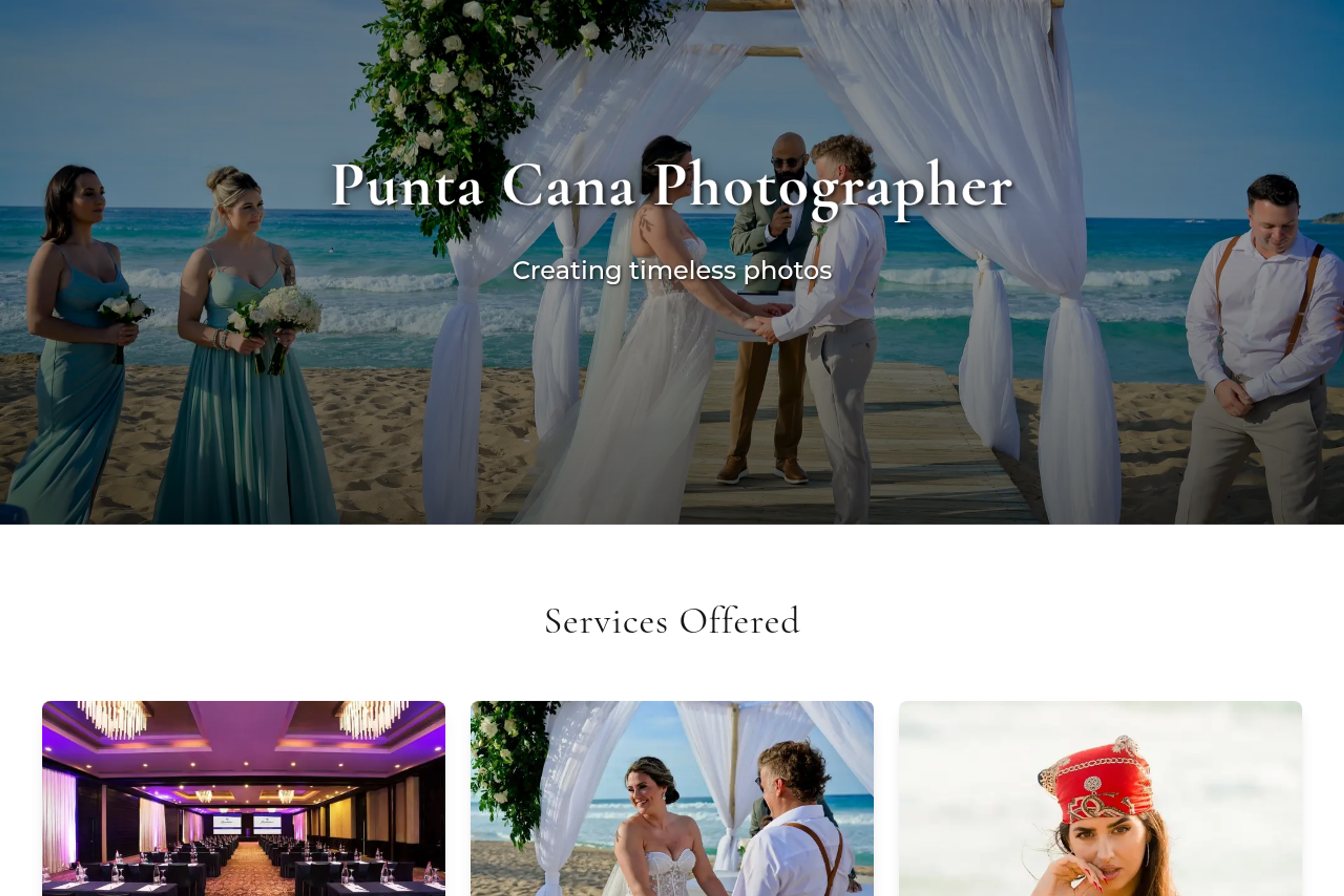 Cómo Construimos un Portafolio de Fotografía de Lujo que Duplicó el Tiempo de Sesión y Aumentó las Consultas en 60% en Punta Cana