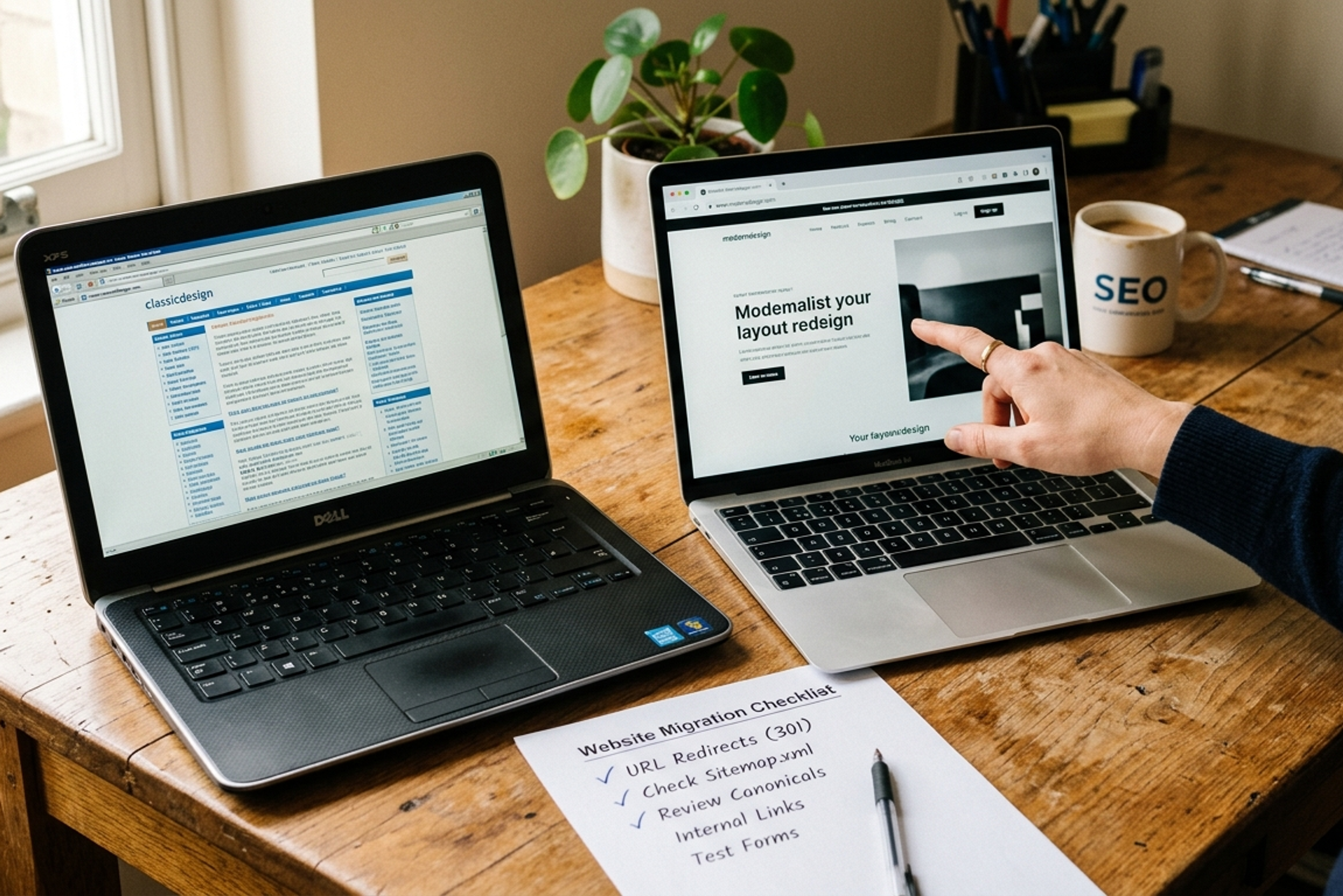 Cómo Rediseñar una Página Web Sin Perder Posicionamiento