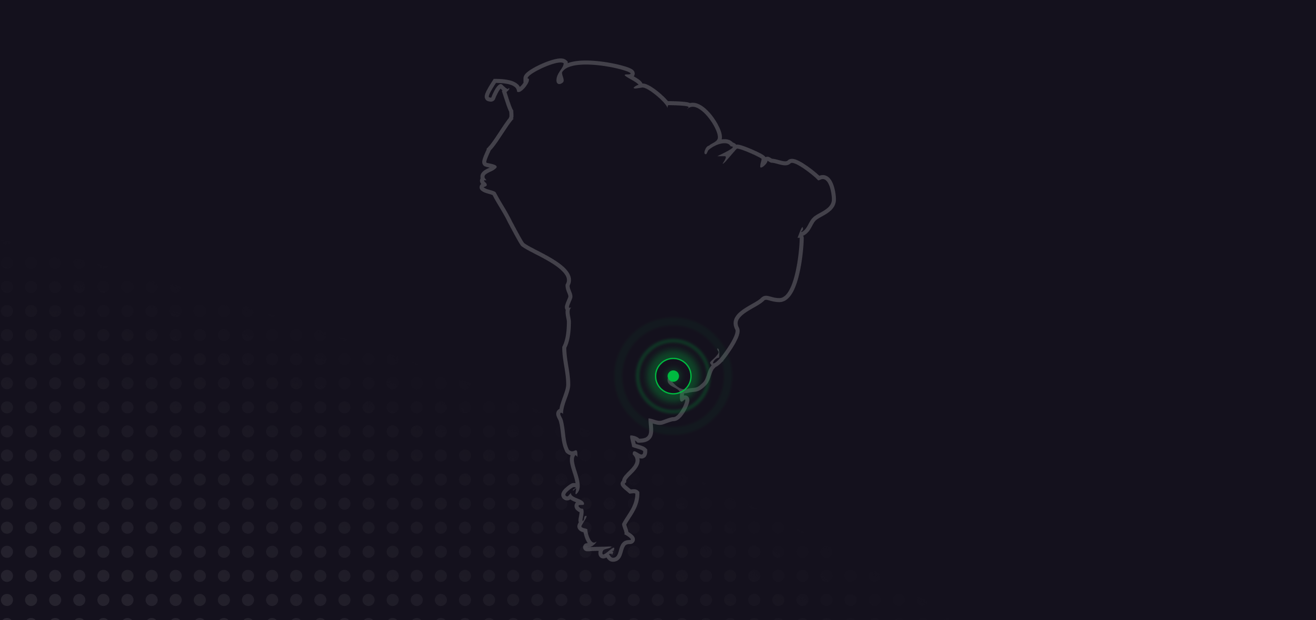 graphic of South America with Buenos Aires highlighted