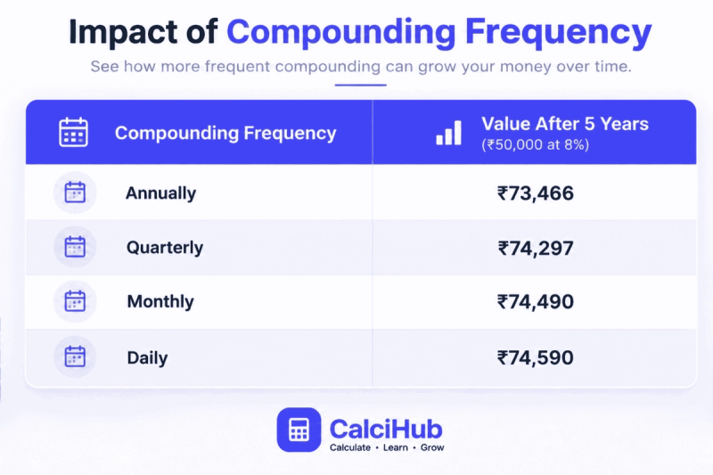 Impact of Compounding Frequency