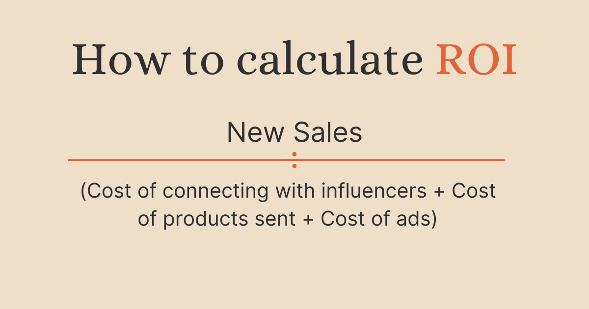 How to calculate ROI for gifted campaigns