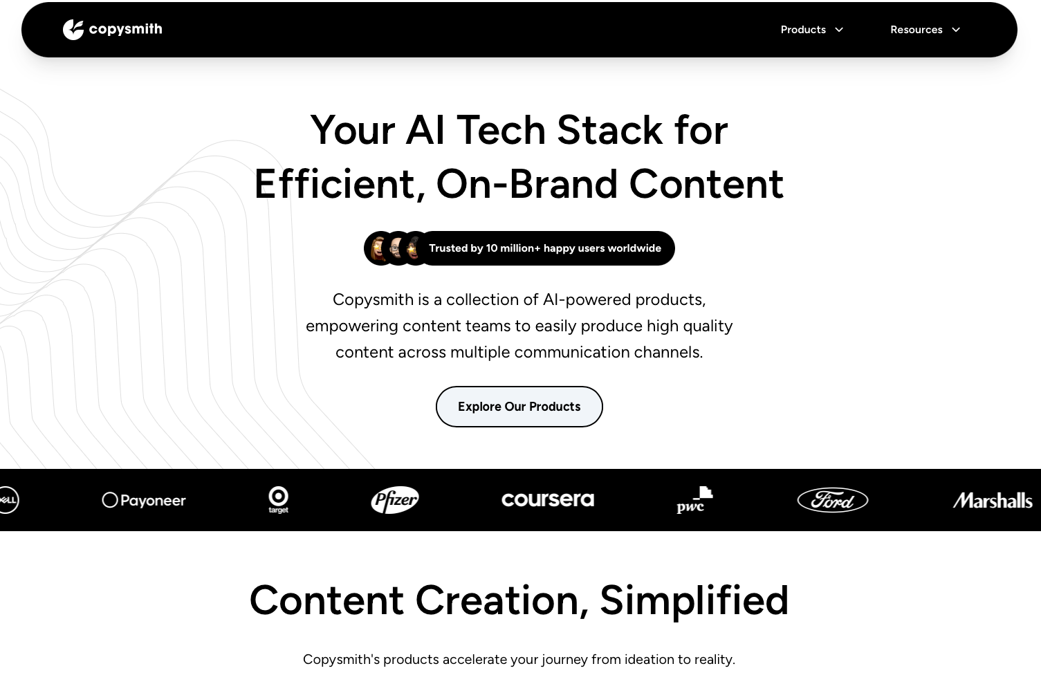Copysmith’s homepage