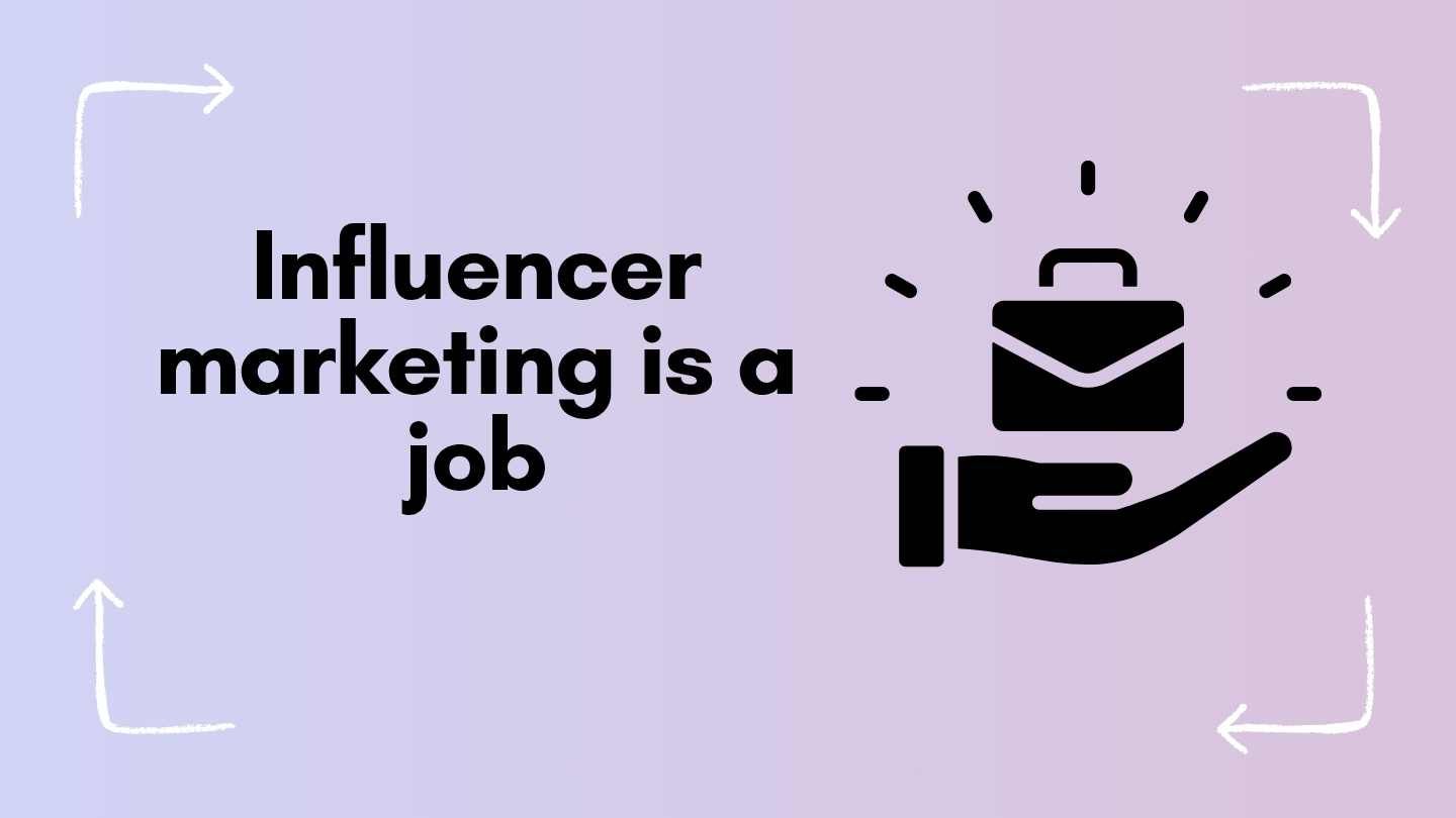 Influencer marketing job