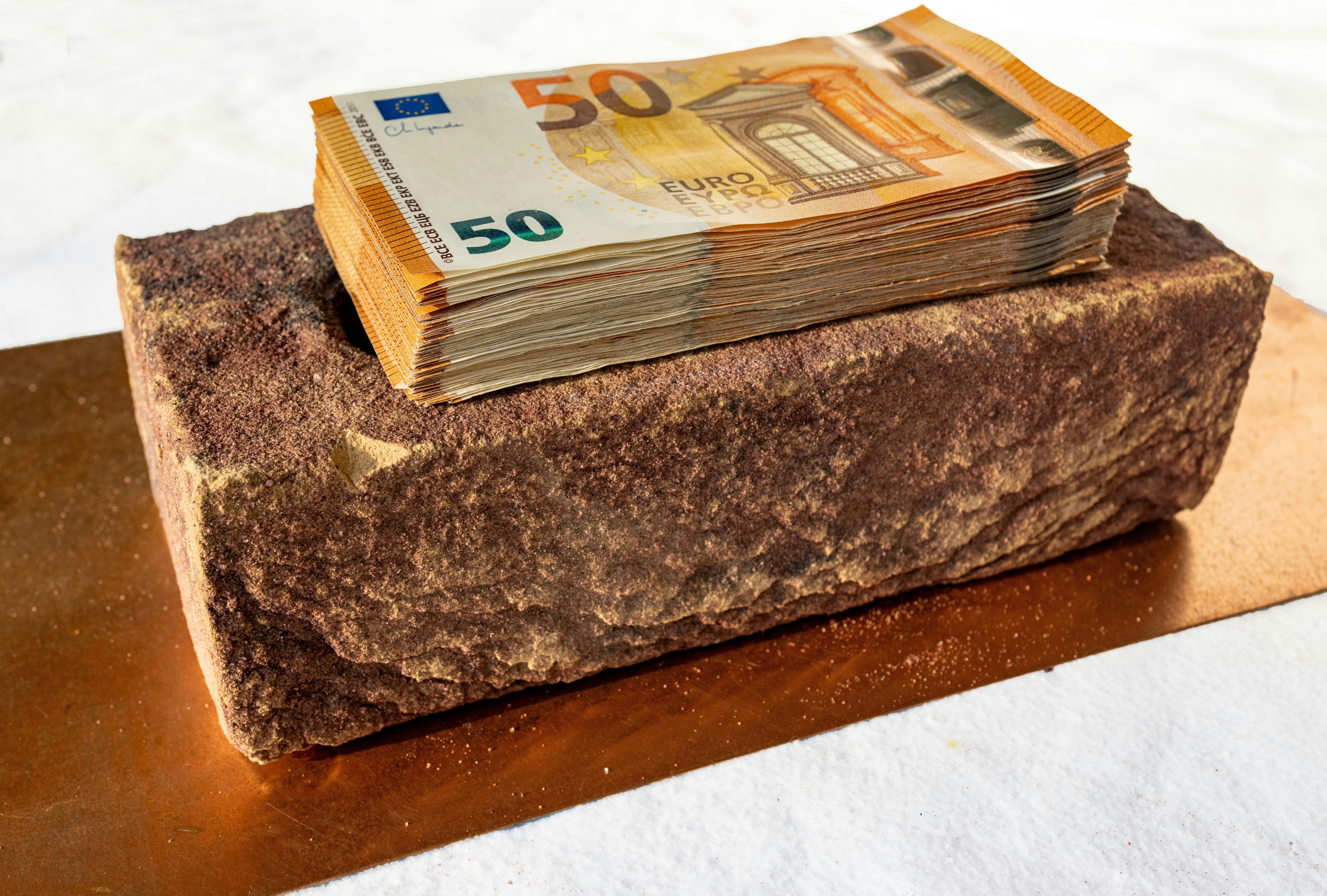 Money on a table