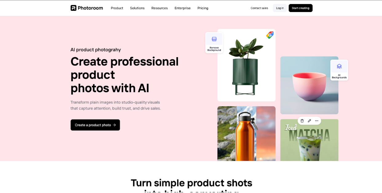 Landing page